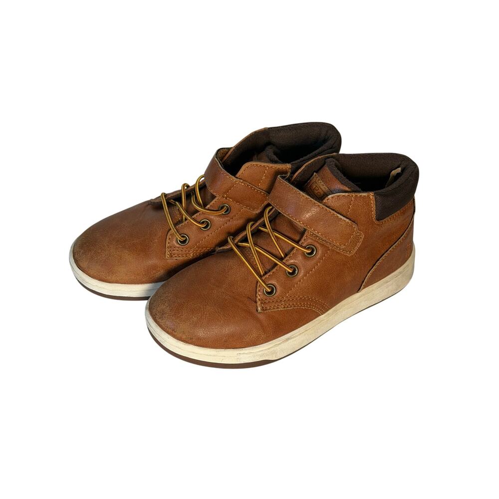 Polo Ralph Lauren Kids Mid-Top Sneakers Brown US 13C Hook & Loop